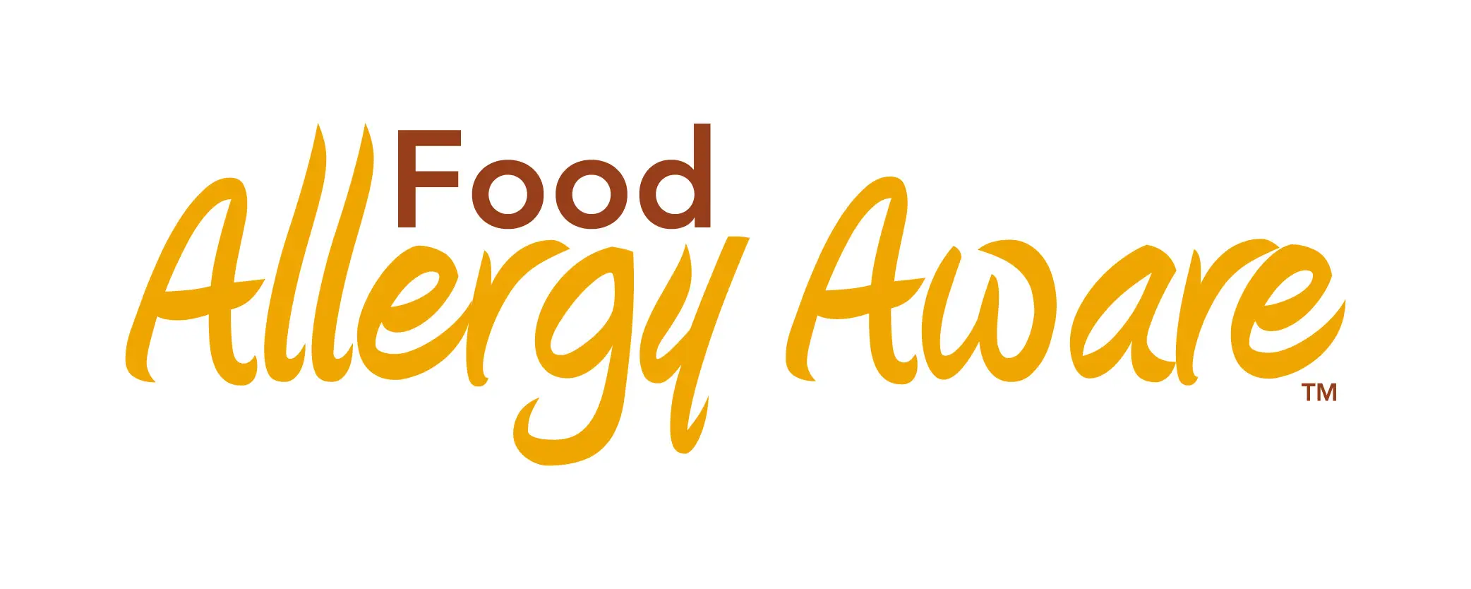 food allergy aware read and yellow logo
