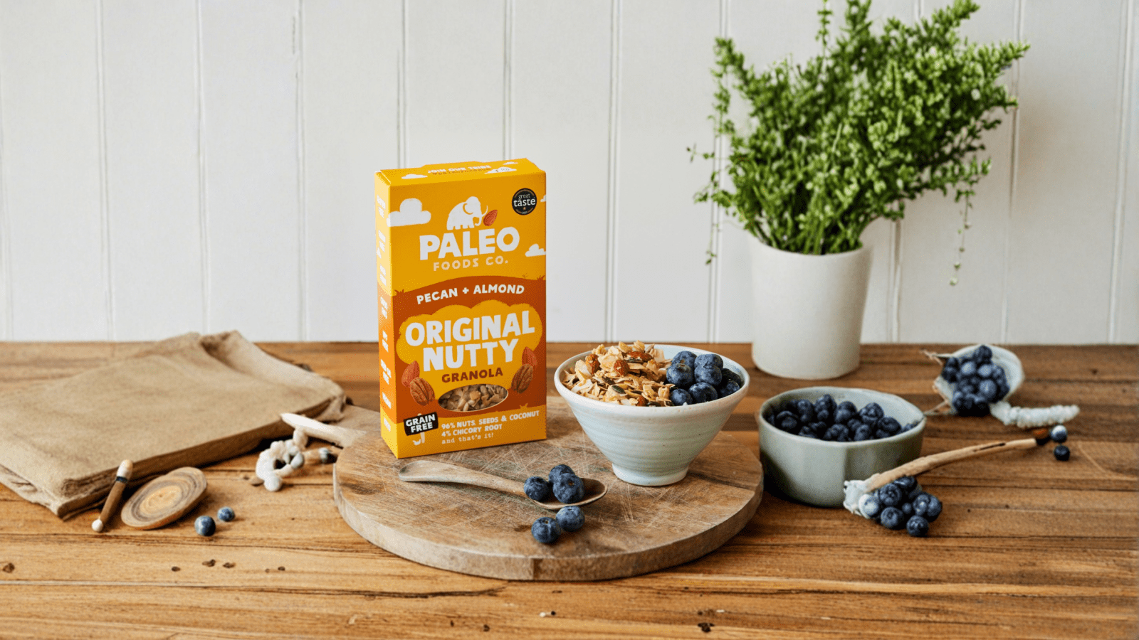 paleo foods granola in bowl